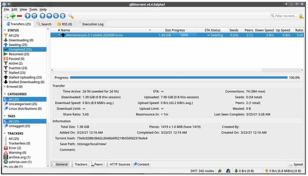 qBittorrent torrent client summary: qBittorrent torrent client summary: